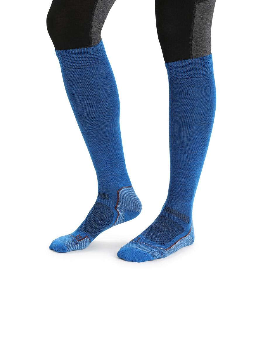 Icebreaker Merino Ski+ Ultralight Over the Calf Miesten Sukat Sininen | FI 1016FDNM